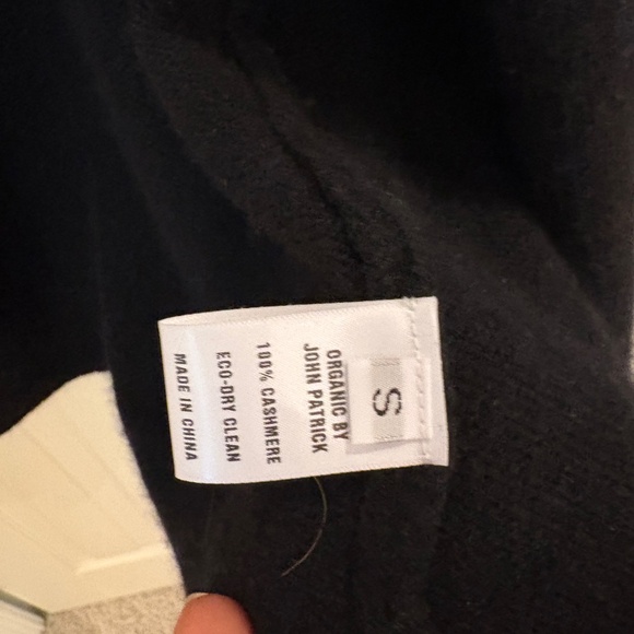 Organic John Patrick Women Cashmere Sadie Open Cardigan Black Small NWOT - Picture 5 of 8